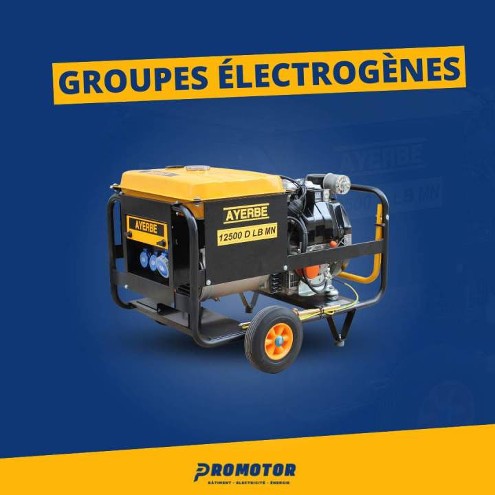 Vente de groupes électrogènes Martinique