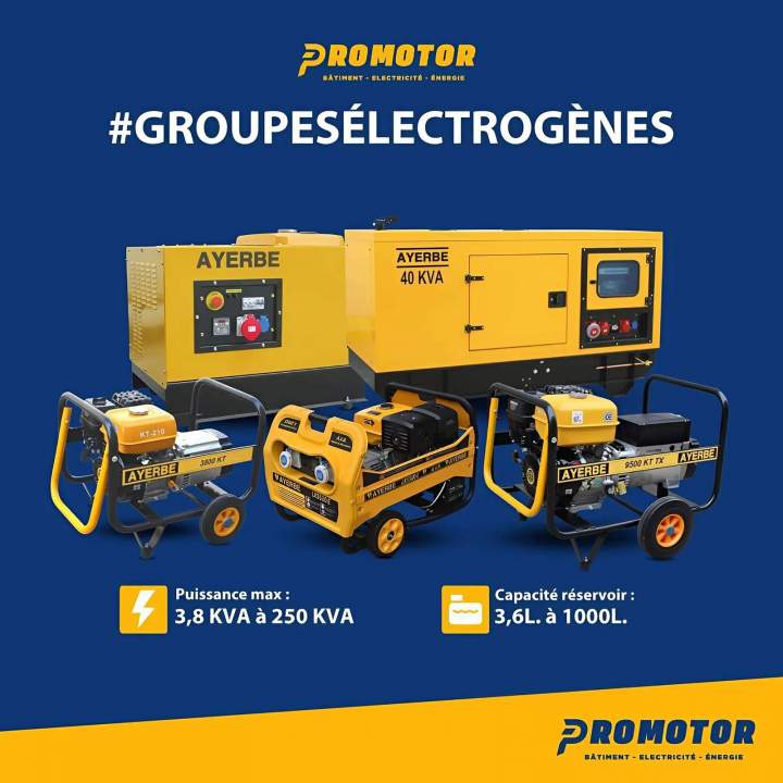 Groupe électrogène Martinique
